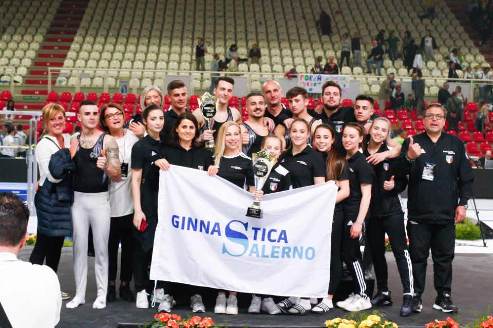 Campionato Nazionale di Ginnastica Artistica. Le squadre di Ginnastica Salerno prime sul podio del Kioene Arena di Padova. 3