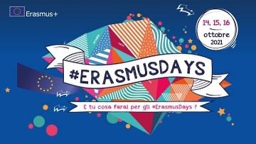 14-15-16 ottobre: #Erasmusdays!
